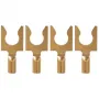 Разъем акустический AudioQuest 1014/G Spade Gold (40)